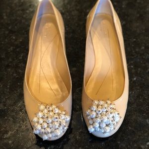 Kate spade pearl cluster flats ballet 8.5